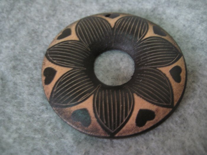 Wooden Filigree, 2pcs, 50mm