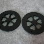 Wooden Filigree, Flower, 50mm, 4pcs