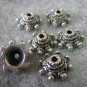 Bali Bead Caps, 4mmx9mm, 4pcs