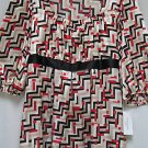 NWT John Paul Richard Zig Zag Top - 1X - Retails $54.00