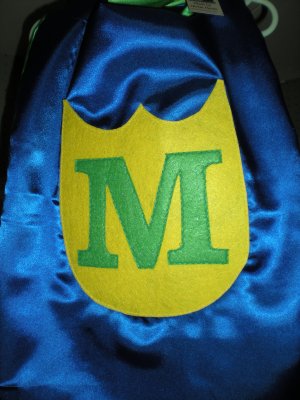 "M" Super Hero Cape