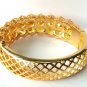 14k yellow gold Yellow sapphire bangle heated stone