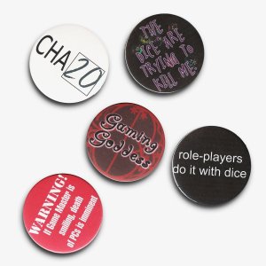 2.25 Inch Gamer Geek Pack Buttons