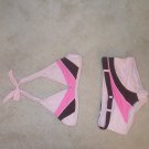 pink 2 peice swim suit girls