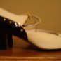 BRUNO MAGLIA BLACK/WHITE Mary Janes PATENT LEATHER 35