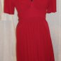 HERA CLOTHING Red Pleats Sexy A line Couture Designer