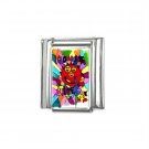 Clownface Tiger Italian Charm (9mm)