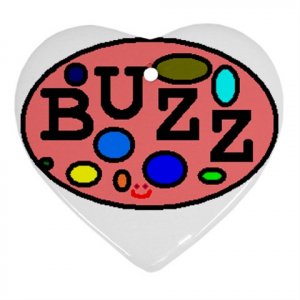 Buzz Ornament (Heart)