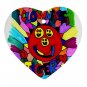 Clownface Tiger Ornament (Heart)