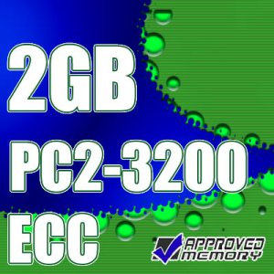 2GB DDR-2 PC2-3200 240 Pin ECC Registered Single Rank Server Desktop Memory