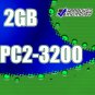 2GB RAM 200-pin PC2-3200 400MHz SODIMM Memory Kit for Dell Latitude D610