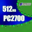 512MB RAM 200-pin PC2700 333MHz  SODIMM Computer Laptop Memory