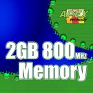 2GB RAM PC2-6400 800MHz DDR2-800 SDRAM 200 Pin SODIMM  Memory Module