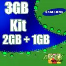Samsung 3GB (2GB = 1GB )  667MHz Memory Kit for Apple iMac Intel