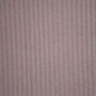 SALE! Light Pink Pinkstripe on White POLYESTER Flannel Fabric Fat Quarter FQ