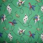 SALE! Round up on Green Cotton Snuggle Flannel Fabric Fat Quarter FQ