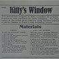 Kitty's Window Vintage Wall Hanging Pattern by Creative Needlearts Country Charm Series
