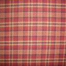 Rust Tan Black Plaid Double Sided Cotton Homespun Flannel Fabric Fat Quarter FQ