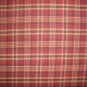 Rust Tan Black Plaid Double Sided Cotton Homespun Flannel Fabric Fat Quarter FQ