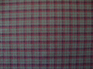 Red & Green Plaid Double Sided Cotton Homespun Flannel Fabric Fat Quarter FQ