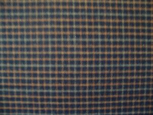 Green & Brown Plaid Double Sided Cotton Homespun Flannel Fabric Fat Quarter FQ