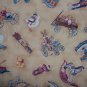 SALE! Country Hearts Toy Shoppe Toss on Tan Cotton Fabric by Timeless Treasures Fat Eighth F8 F8th