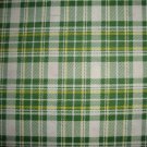 F8 Daisy Kingdom Green Yellow Plaid Cotton Flannel Fabric Fat Eighth F8th