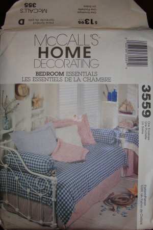 McCall Home Decorating Bedroom Essentials Pattern 3559