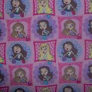 Lil' Bratz Dolls Mall Patch Squares Kids Cotton Fabric Fat Quarter FQ
