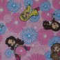 MGA Bratz Dolls Flower Girl Toss Cotton Flannel Kids Fabric Fat Quarter FQ