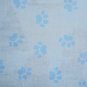 F8 Disney 101 102 Dalmatians Puppy Paw Prints on Blue Cotton Fabric Fat Eighth F8th