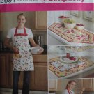 Darlene Zimmerman Apron Table Runner Placemat Sewing Pattern Simplicity 2691