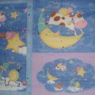 Hey Diddle Diddle Cat and Fiddle Wall Hanging 60" Fabric Panel