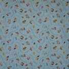 Blue & Yellow Key to the Future Famous People Baby Cartoons Standard Pillowcase