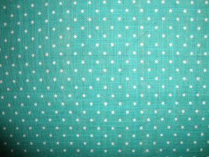 F8 Granny's Feedsack White Dots on Green #0011 30's Reproduction Quilt Fabric Fat Eighth F8th
