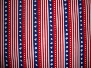 BTY Americana Red White & Blue Stars and Stripes Fabric by Oakhurst Textiles By the Yard