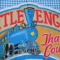 The Little Train Engine That Could Quilt Top Wall Hanging Fabric Panel DEFECT PLEASE READ