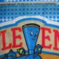 The Little Train Engine That Could Quilt Top Wall Hanging Fabric Panel DEFECT PLEASE READ