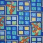 7" Strip Disney Winnie the Pooh Tigger Toss Cotton Snuggle Flannel Fabric Bolt End