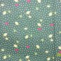 1.5 Yard CHANTECLAIRE CLASSIC BLOOMS Leaves on Green REPRO COTTON FABRIC BOLT END