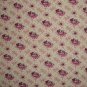 FQ RJR Vintage Treasures Purple Flowers on Cream Fabric Fat Quarter