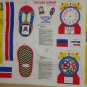 Learning to Tell Time & Tie Shoes Kids Corner Fabric Panel LAST ONE!