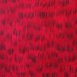 F8 Burgundy Red Brush Strokes Cotton Fabric Fat Eighth F8th
