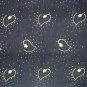 BTY Chanteclaire Black Beauties Yellow Hearts Cotton Fabric By the Yard