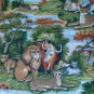 Concord American Folk Art Museum Jungle Safari Animals Fat Quarter FQ Cotton Quilt Fabric