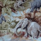FQ Timeless Treasures Wild Jungle Safari Animals Cotton Quilt Fabric Fat Quarter