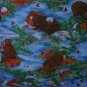 FQ Scholastic Quiltmaker's Gift Bear & Cat Scenic Fabric Fat Quarter by Benartex