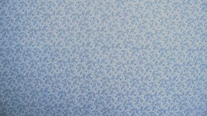 F8 Tonal Blue Dotted Tiny 3 Leaf Flowers Calico Cotton Fabric Fat Eighth F8th