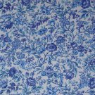 F8 Blue Floral Cotton Fabric Fat Eighth F8th by Concord
