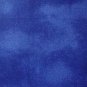8" Mottled Medium Blue Night Sky with Glitter Sparkle Stars Cotton Fabric Bolt End